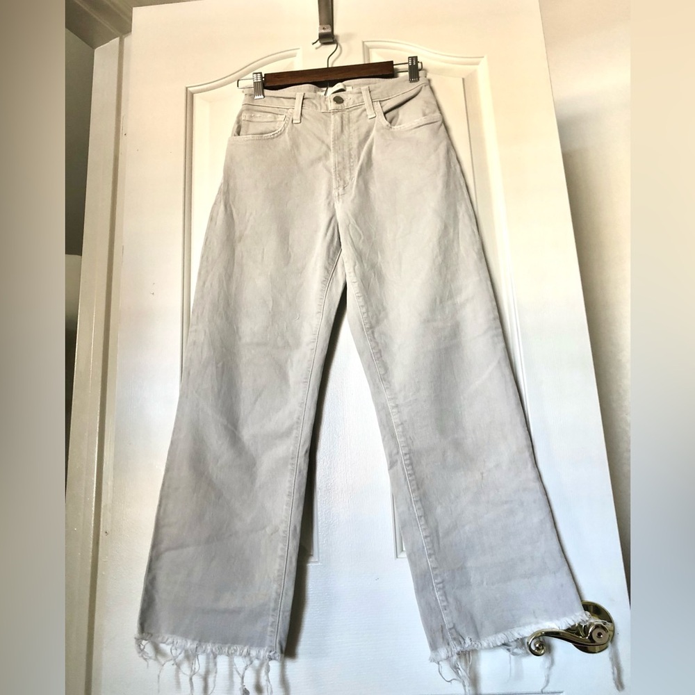 NWOT Joe's Jeans Wide Leg High-Rise Jeans in Light Beige